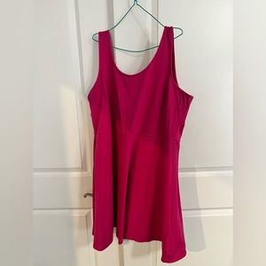 Fuchsia Flared Dress